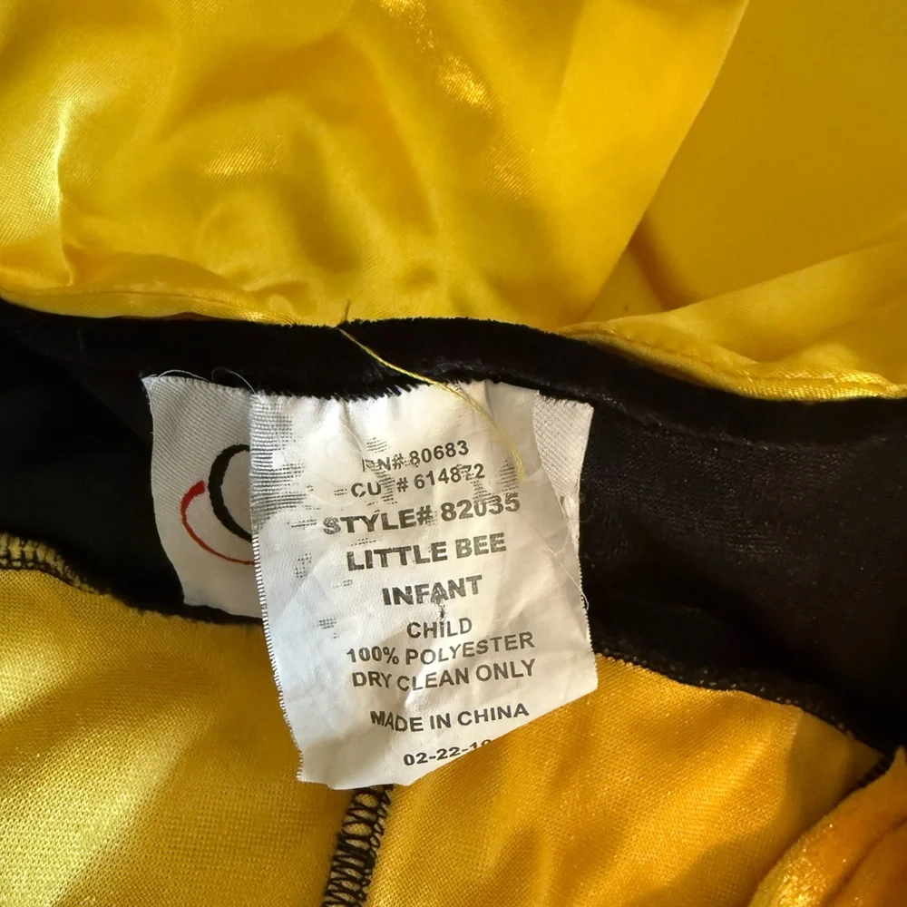 Yellow and Black Little Bee Infant Costume‎